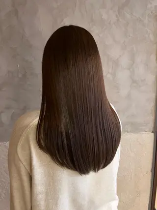 セミロング くるみ🩰/ボブ レイヤー/暖色カラーのヘアスタイル