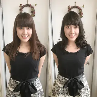 ミディアム カラー 増山 大起のヘアスタイル