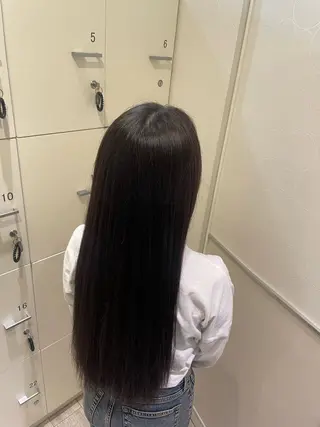 ロング カラー こやま りほのヘアスタイル