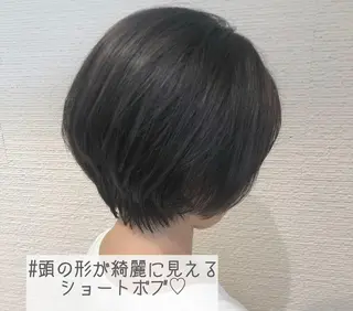 ショート カラー 似合わせ/レイヤー /ボブ/新谷のヘアスタイル