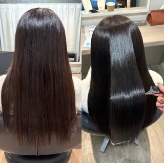 ロング ANDIAMO 栄 栞名のヘアスタイル