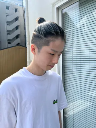 ミディアム カラー パーマ ヘアアレンジ メンズ 💎髪質改善特化💎 RUITOのヘアスタイル