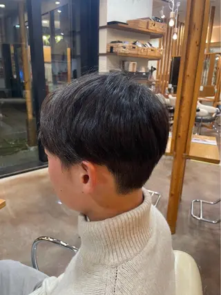 メンズ シミズ チハルのヘアスタイル