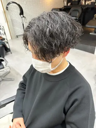 パーマ メンズ 艶髪/髪質改善 塩屋公一朗のヘアスタイル