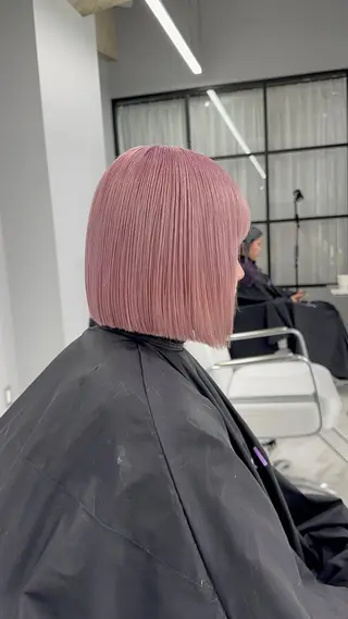 ミディアム カラー 新宿ブリーチ カラー美容師YUGOのヘアスタイル