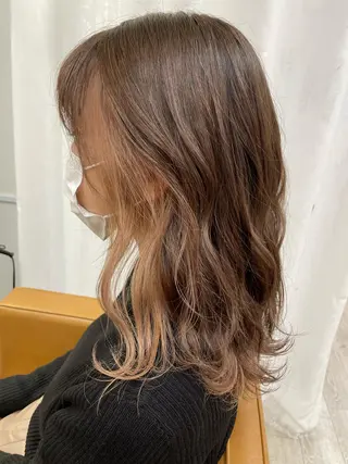 ミディアム カラー 💫大宮美容師💫 azusaのヘアスタイル