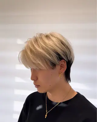 カラー メンズ 青木 海斗のヘアスタイル