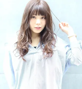 セミロング カラー 似合わせカット 銀座/アライ カズヤのヘアスタイル