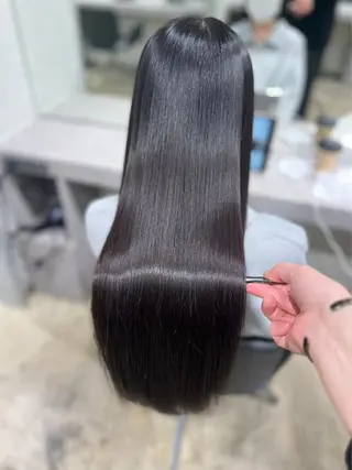 ロング 【ヤバ髪から美髪へ】 縮毛矯正特化アチワのヘアスタイル