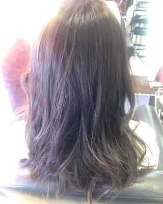 セミロング カラー 織田 英之のヘアスタイル