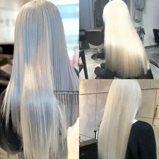 ロング カラー 🎀ハイトーン・艶 カラー HANA🎀のヘアスタイル