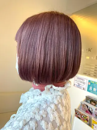 ショート カラー 竹下広奈乃 ブリーチ /プルエクステのヘアスタイル