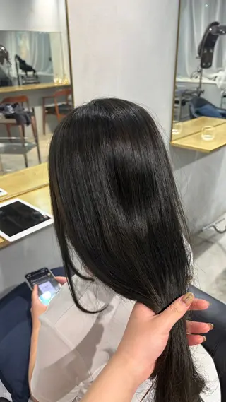 ロング カラー nanako/表参道 /透明感カラーのヘアスタイル