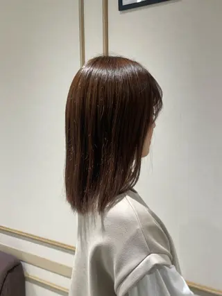 ミディアム カラー 髪質改善‪✕‬艶髪 ／Hinataのヘアスタイル