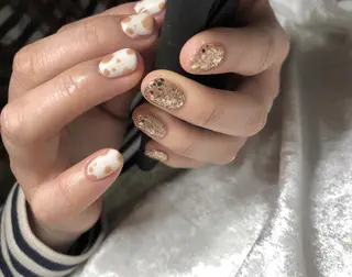 ネイル パラあり！フィルイン 美フォルムのネイルデザイン