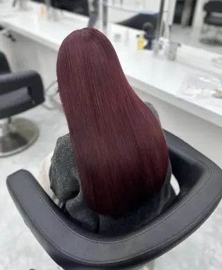 カラー ロング 🌹韓国×愛され暖色 渋谷🌹🍒のヘアスタイル