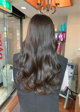 ロング カラー 矢野 晃平のヘアスタイル