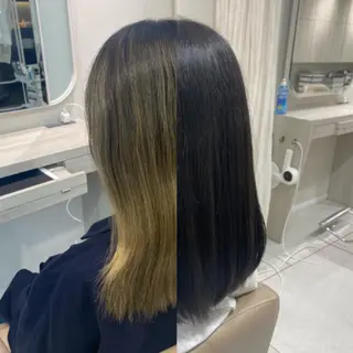 セミロング オーガニックカラー/ 表参道/ルカのヘアスタイル