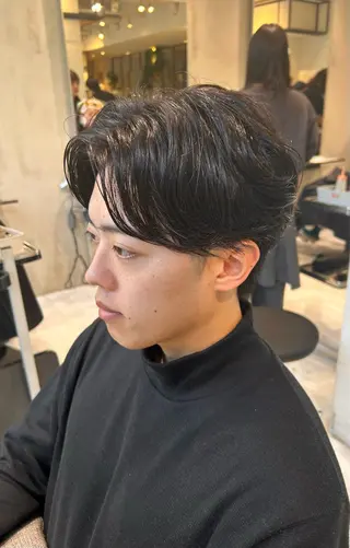 ショート パーマ メンズ メンズ清潔感のプロ 💈メンズパーマ藤田のヘアスタイル
