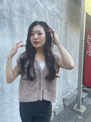 ロング カラー パーマ ヘアアレンジ 🌹ミラクル美容師 🌹✨クッポ✨のヘアスタイル