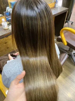 ロング カラー IwAsh大和駅前店 河野亜里香のヘアスタイル