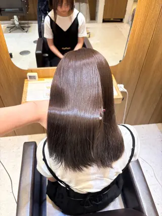 ミディアム カラー ❤️【暖色カラー】/ HARUKA🍒❤️のヘアスタイル