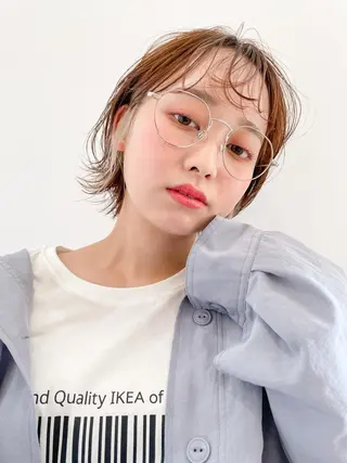 ショート カラー 横浜/ショート/ マンツーマン施術　丹のヘアスタイル