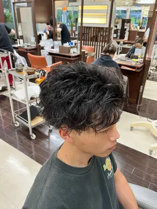 ショート パーマ メンズ 🧊メンズ特化🧊 高木航希のヘアスタイル
