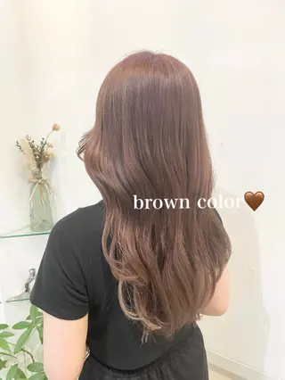 ロング カラー 髪質改善カラー🤍 エクステ✨君島由実子のヘアスタイル