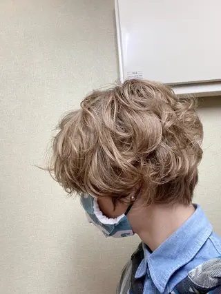 ミディアム メンズ のべ だいちのヘアスタイル