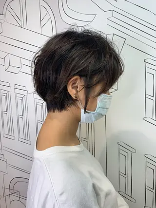 ショート 坪井 彰吾のヘアスタイル