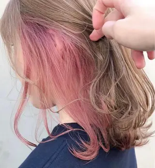 ミディアム カラー 木下 マサキのヘアスタイル