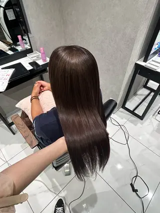 カラー 透明感カラー×顔周り mizuki🫧のヘアスタイル
