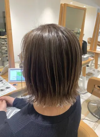ミディアム 【髪質改善/透明感】 上野 聖斗のヘアスタイル