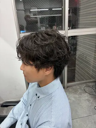 ショート パーマ メンズ 💈海外風パーマ 💈メンズ/颯太のヘアスタイル