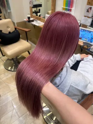 ロング カラー 暖色/ダブルカラー 💜 Sena 🫧のヘアスタイル
