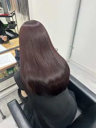 ロング SAKI🎀NEXT 池袋/韓国風カラーのヘアスタイル