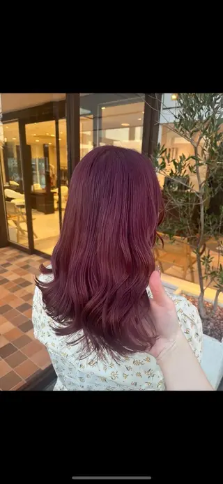 セミロング カラー 🍯透明感カラー MANA🍯のヘアスタイル