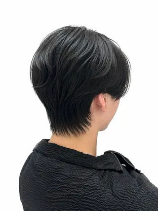 メンズ 艶髪/レイヤー/ ツグミのヘアスタイル