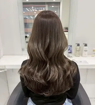 カラー ロング ハイトーン💎✨ 福岡天神のヘアスタイル