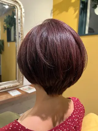 ショート カラー 韓国スタイル🇰🇷 annaのヘアスタイル