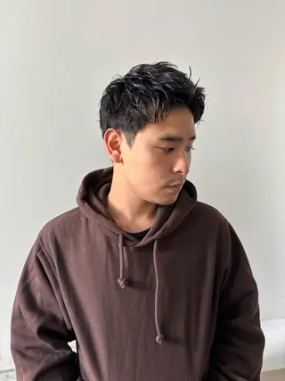 ショート メンズ men's/perm colorDaijuのヘアスタイル