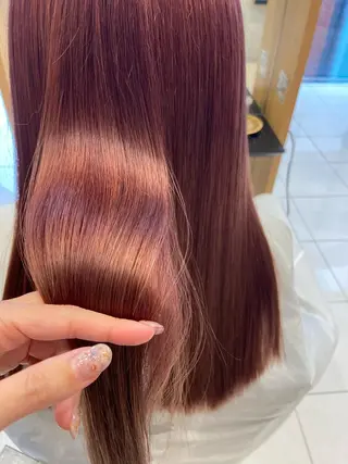 ロング 野上 綾香のヘアスタイル