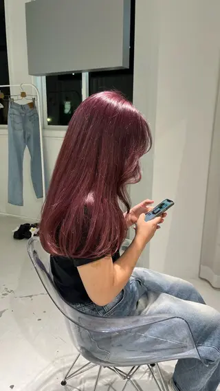 ロング 🍓ブリーチカラー 🎀nene🍓のヘアスタイル