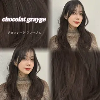 カラー YUI  透明感🌱 グレージュ🌿‬大宮のヘアスタイル