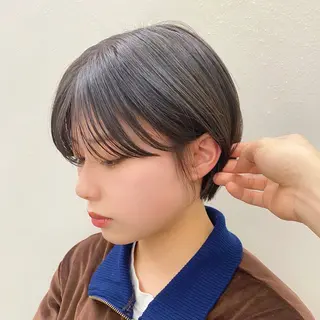 ショート 似合わせレイヤー/ ケアパーマ/高倉のヘアスタイル