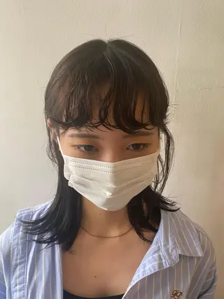セミロング パーマ フレンチボブパーマ Yuukiのヘアスタイル