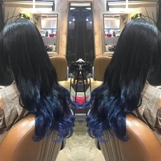 セミロング カラー パーマ ヘアアレンジ メンズ キッズ ネイル マツエク・マツパ サロンドミルク 渋谷高比良のヘアスタイル