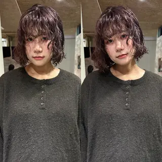 ショート カラー パーマ mai / linoah˚✧のヘアスタイル