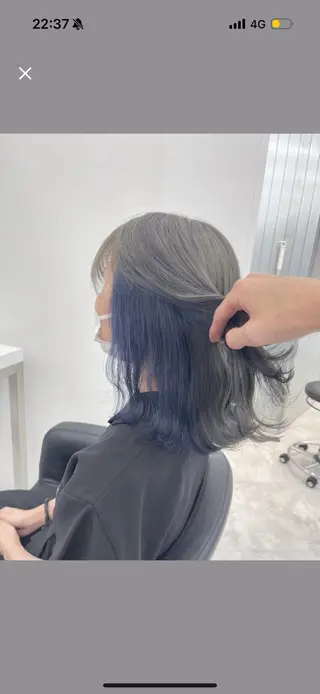 ミディアム カラー 🇰🇷韓国スタイル 🇰🇷友輝のヘアスタイル